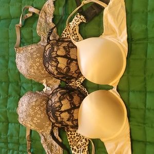 3 Victoria Secret Bras